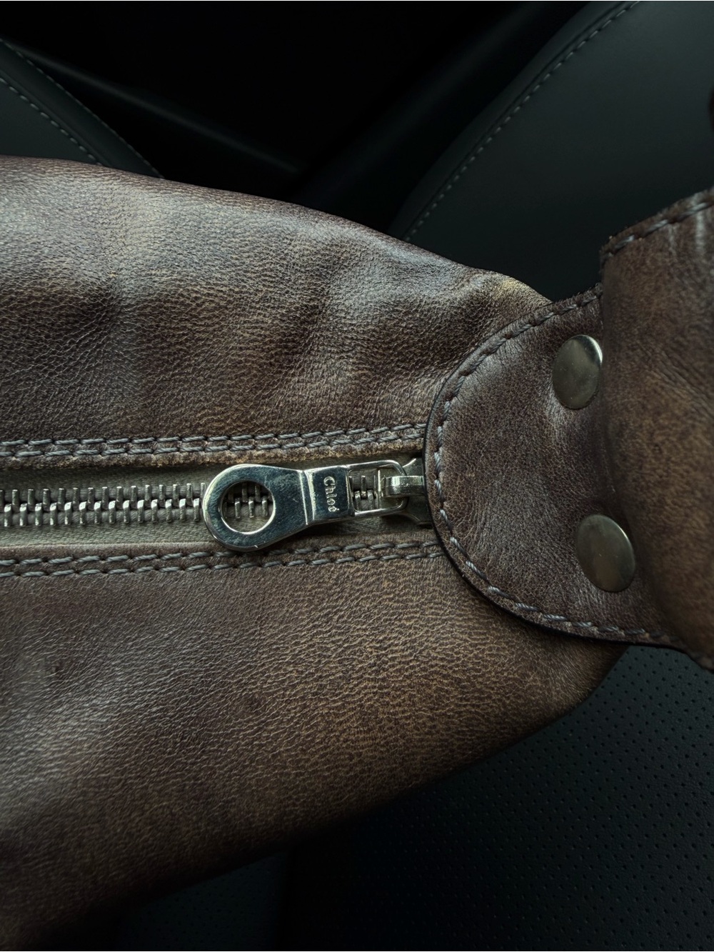 Chloé Phoebe Philo Era Distressed Leather Bag - Picture 8 of 12